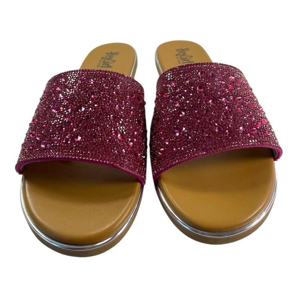 Corkys Pizzazz Pink Rhinestone Sandals - Size 10